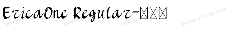 EricaOne Regular字体转换